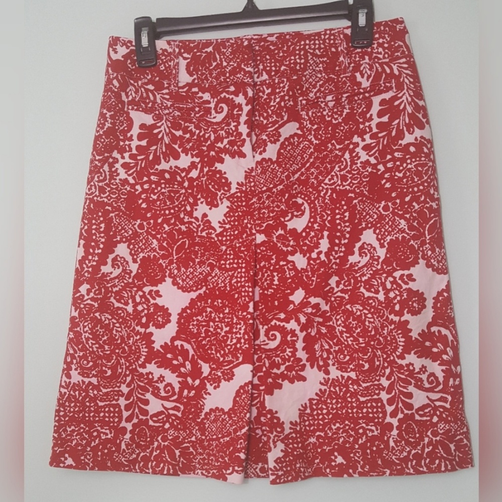 Talbots front pleated skirt